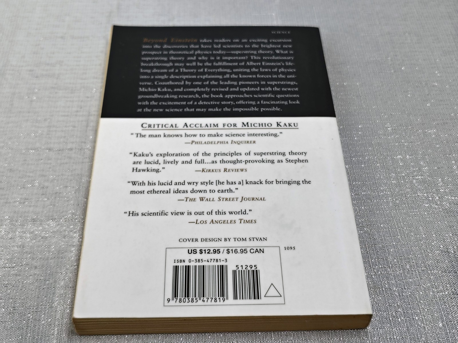 Michio Kaku – Beyond Einstein 1995 1st Anchor TPB – VG Quantum Physics Astro