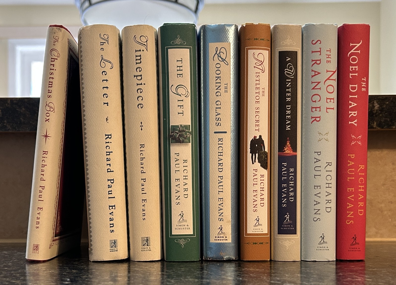 Richard Paul Evans 9 HCDJ Book Lot Christian Noel, Mistletoe, Grace. EUC