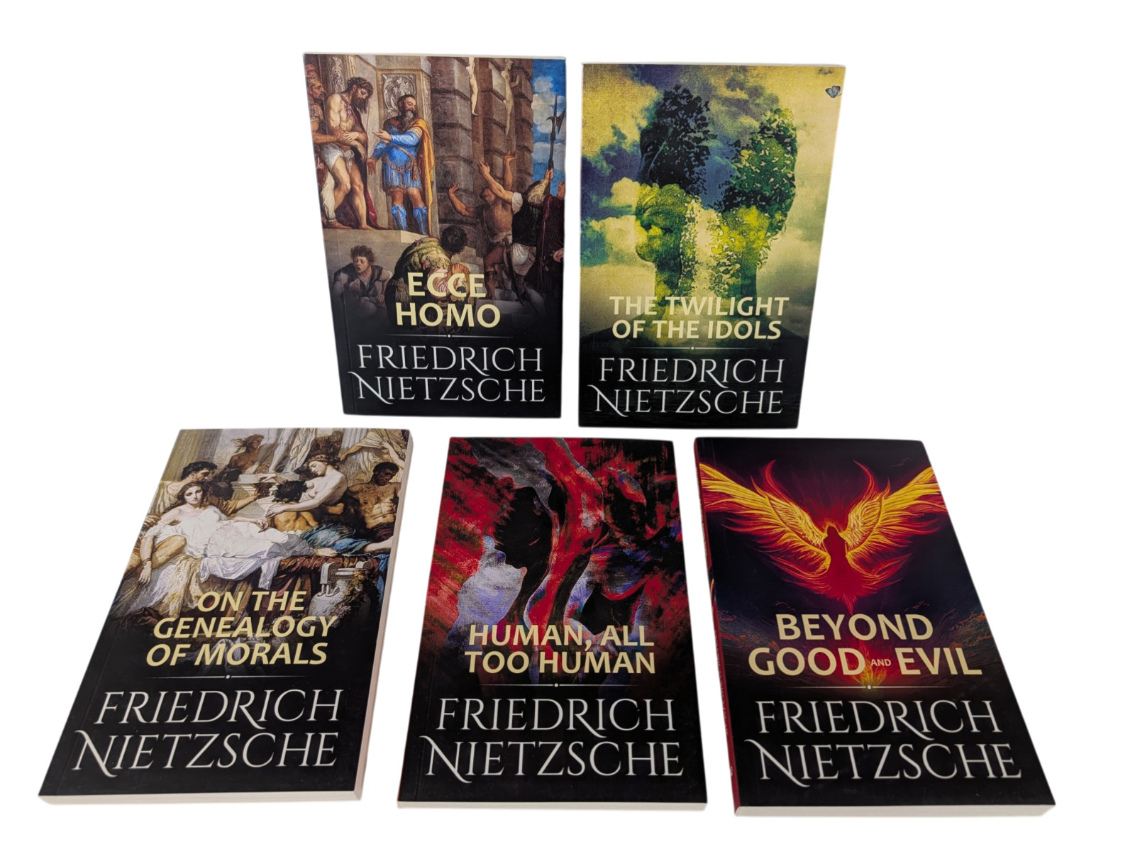 Friedrich Nietzsche 5 Vol Set Philosophy Ecce Homo Genealogy PB