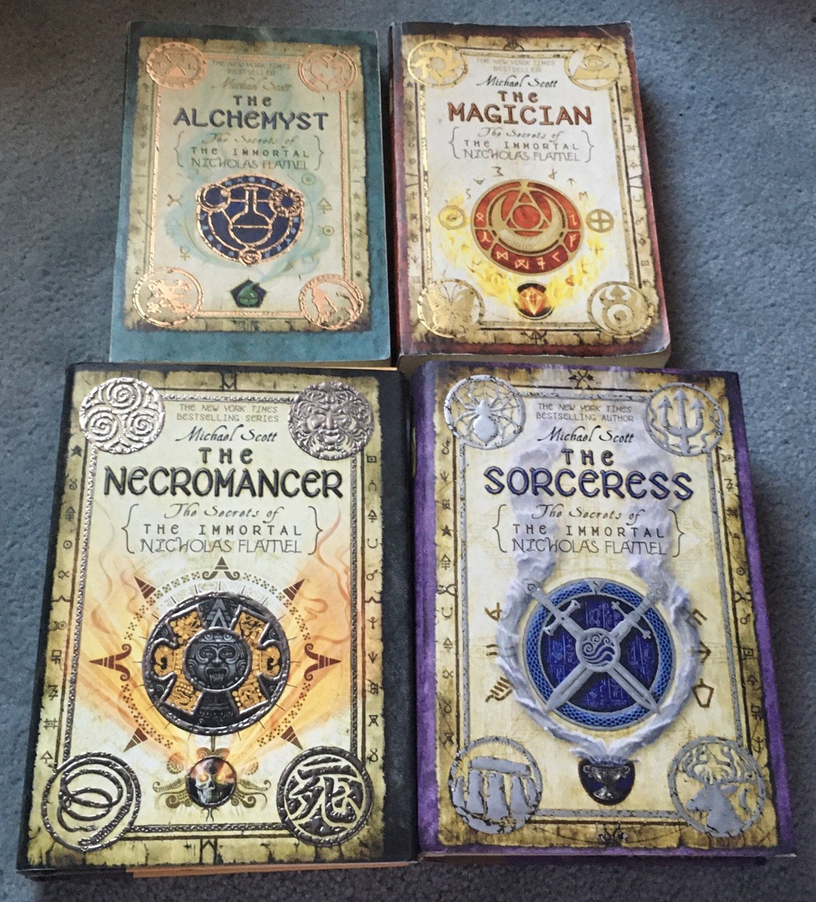 Michael Scott The Immortal Series Book 1-4 Mixed Lot