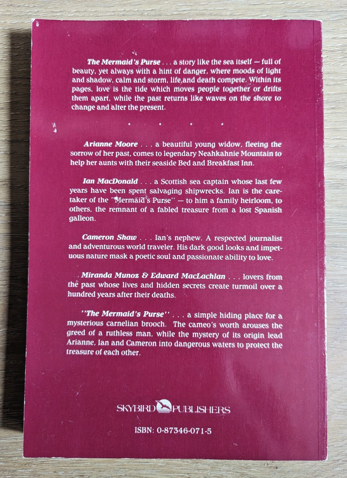 Very Good Paperback THE MERMAID’S PURSE By Dorothy M. Keddington 1992