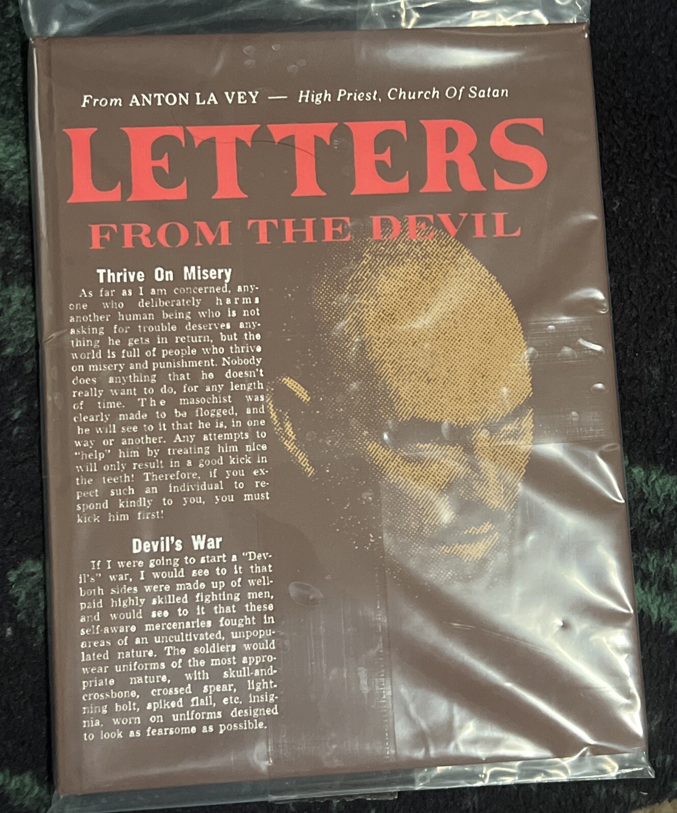 Letters from the Devil: Lost Writing of Anton Szandor Lavey HARDCOVER