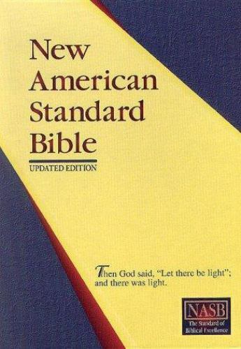 New American Standard Giant Print Bible; Green Bonded Leather