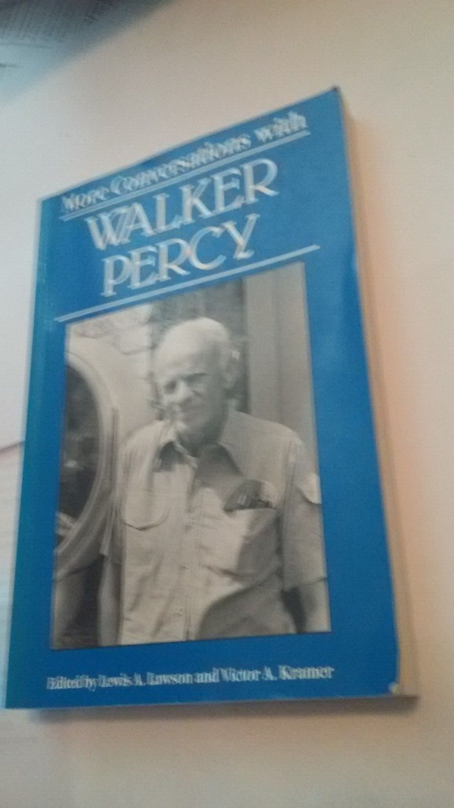 MORE CONVERSATIONS WITH WALKER PERCY book 1993 PB university of mississippi