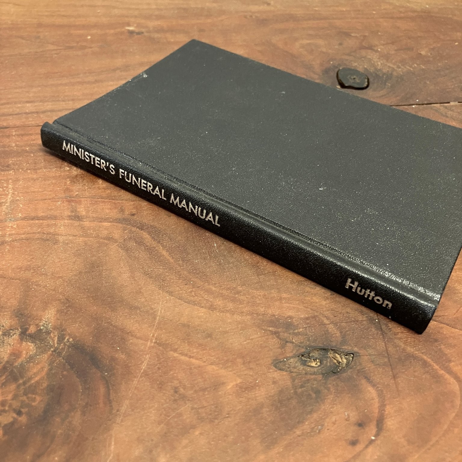 Minister’s Funeral Manual Samuel Ward Hutton 1971 2nd Printing Baker Book