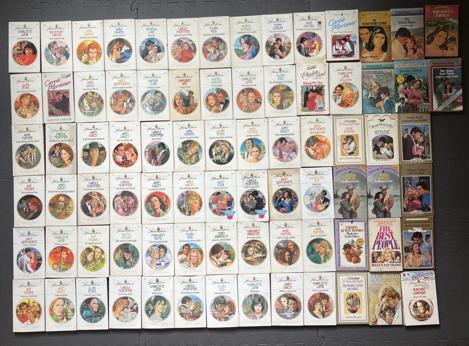 Harlequin Silhouette Candlelight Ecstasy Romance Books Mega Lot 80