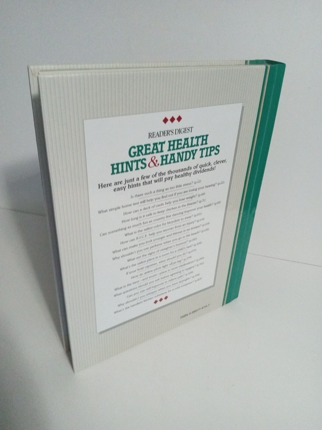 Great Health Hints and Handy Tips – Readers Digest Hardcover