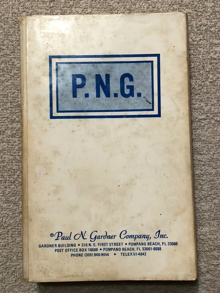 Paul N. Gardner Company, Inc. Price Book – 768 Pages