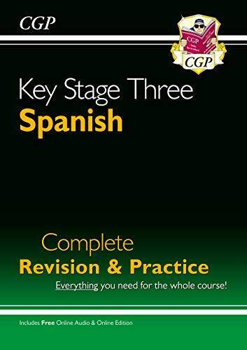KS3 Spanish Complete Revision & Practice – Paperback By CGP Books – GOOD