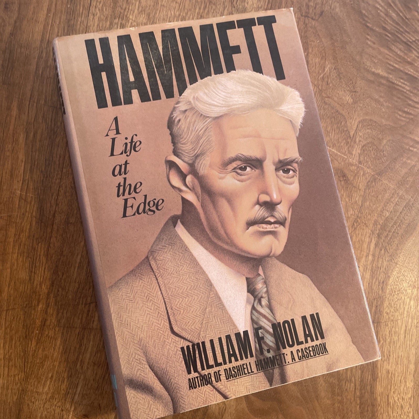 Hammett A Life at the Edge by William F Nolan 1983 1st Signed