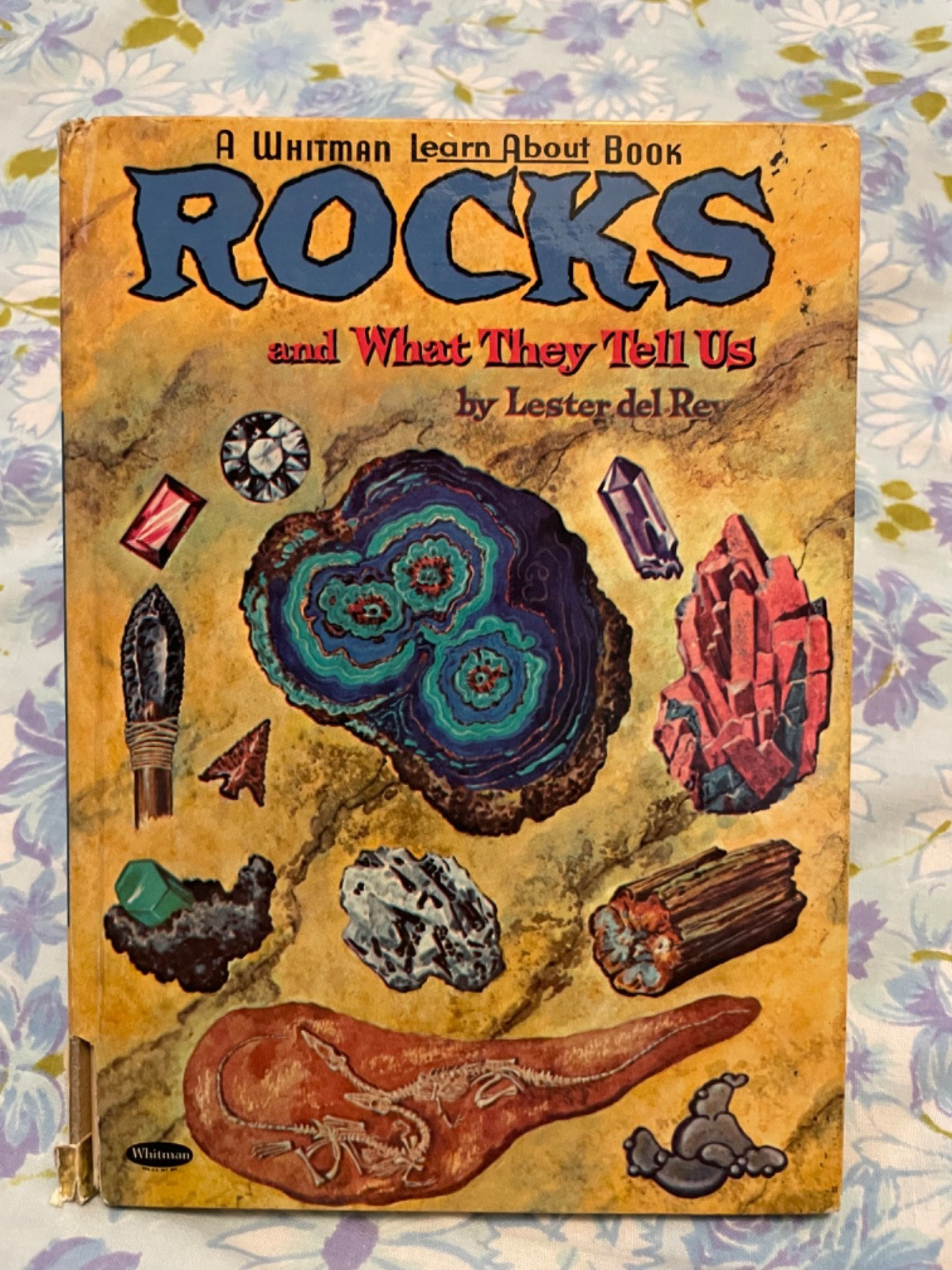 BOOK Rocks and What they Tell us LESTER DEL REY Whitman Learn about book hc VInt
