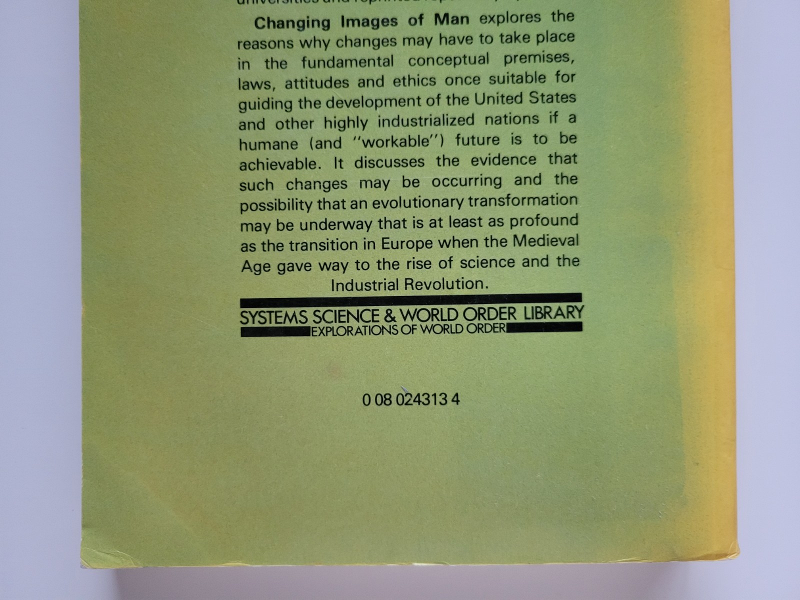 1982 CHANGING FACES OF MAN 1ST EDITION O.W. MARKLEY HARMAN PAPERBACK RARE ORIG