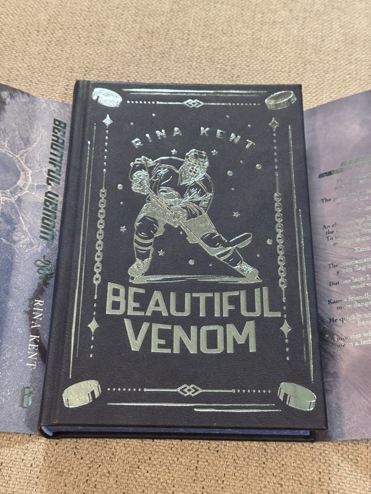 Beautiful Venom By Rina Kent Baddies Book Box Vipers Series Hockey Romance SE