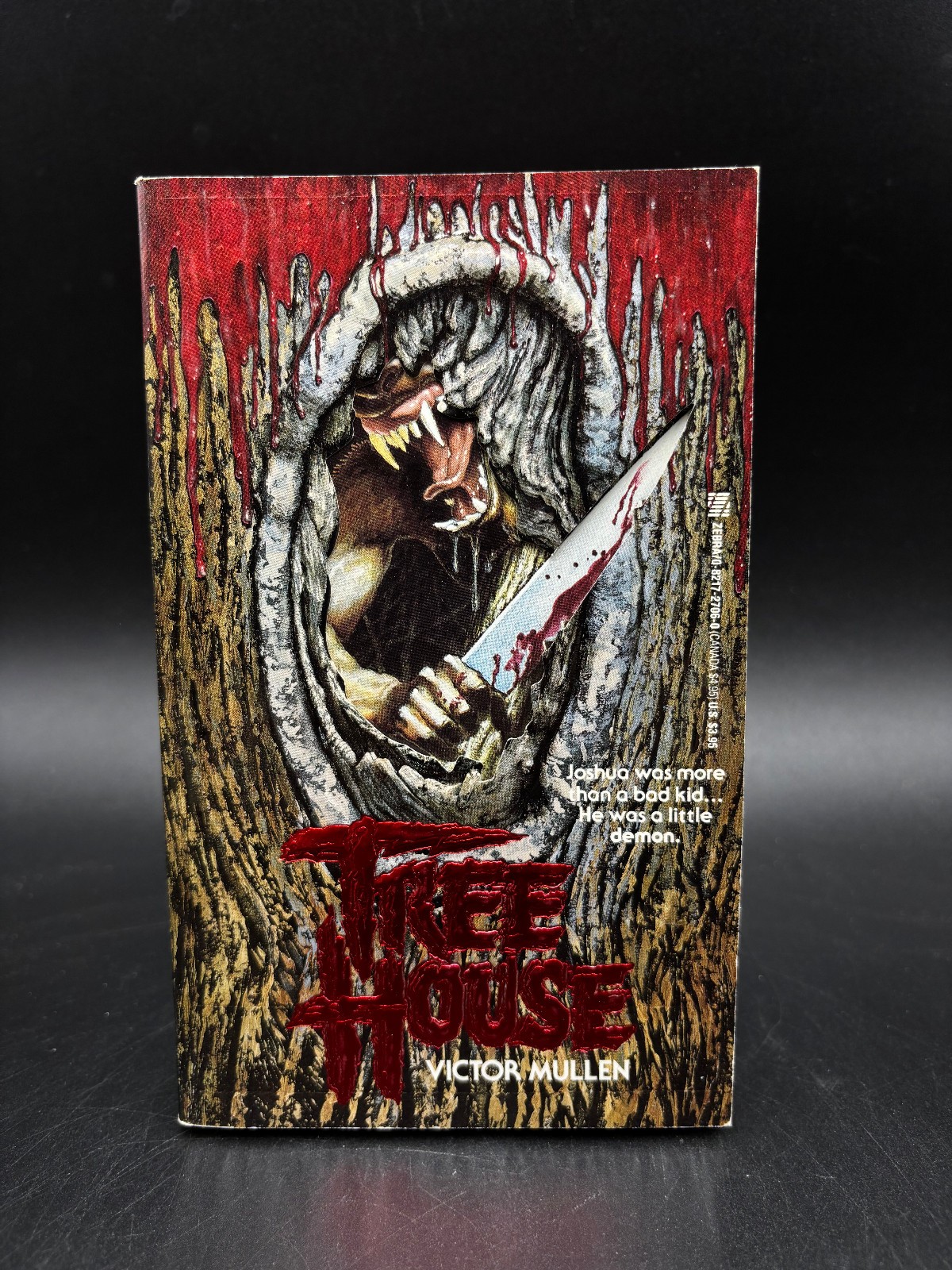 Victor Mullen TREE HOUSE vintage 1989 1st prtg PB horror Paperbacks from Hell