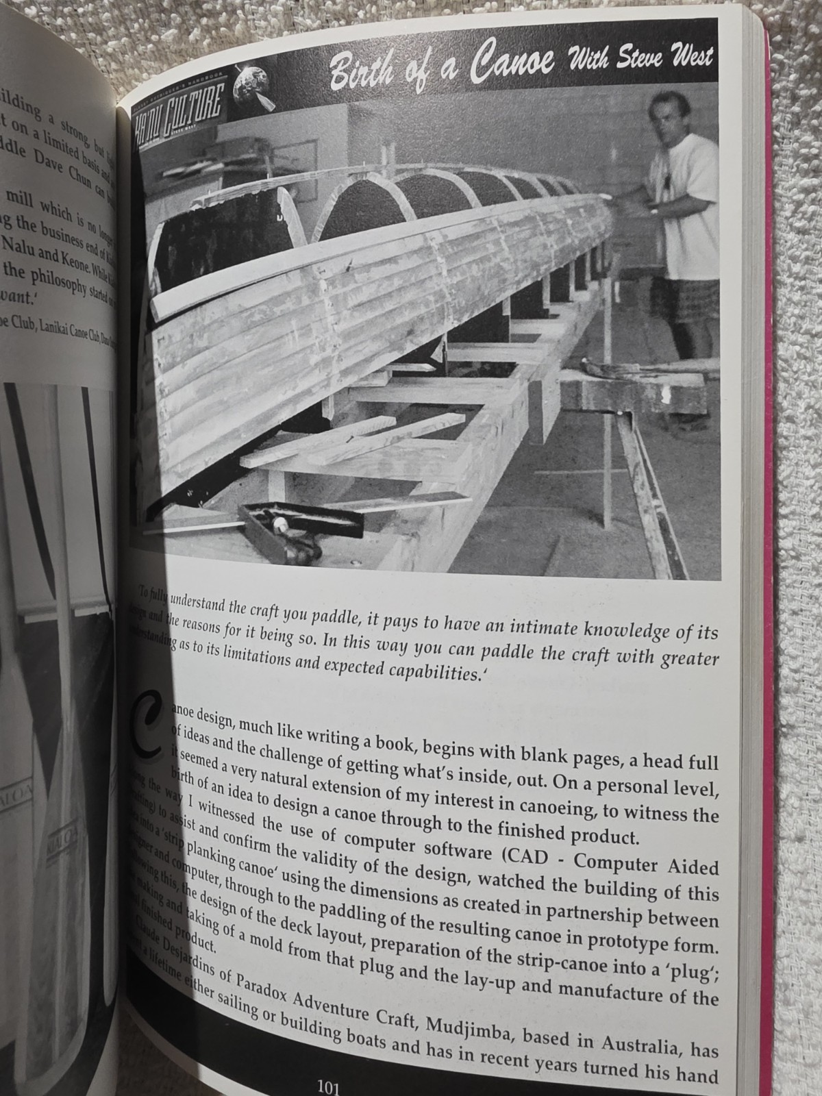 KA’NU CULTURE Planet Outrigger Handbook Canoeing by Steve West Vol 4 1998 +note
