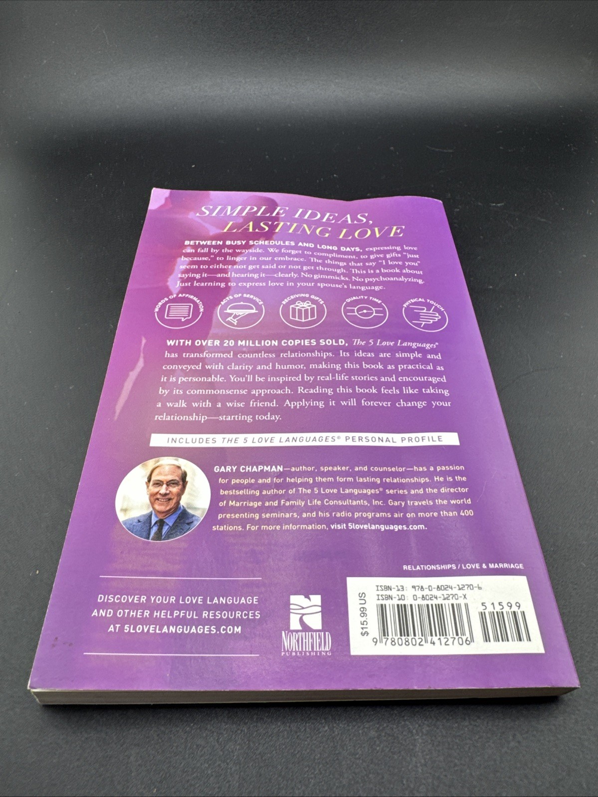 The 5 Love Languages: The Secret to Love that Lasts by Chapman, Gary D