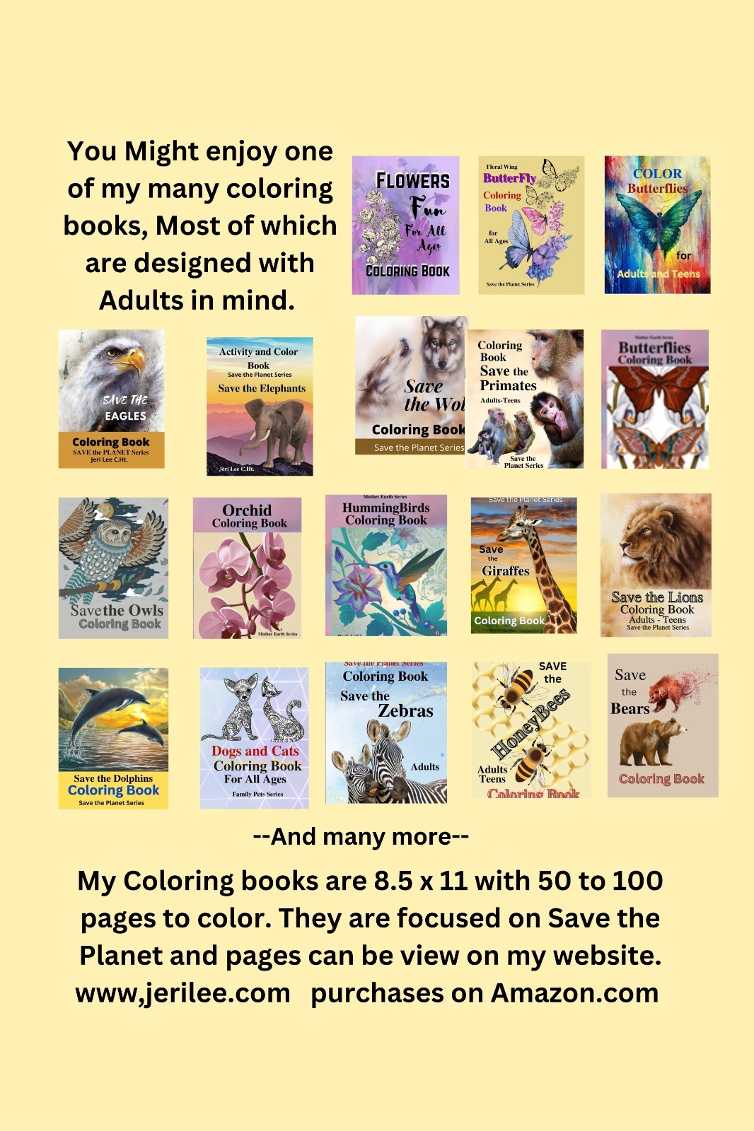Save the Giraffes Coloring Book for Adults Teen 108 Pages 8.5 x 11 for All Ages