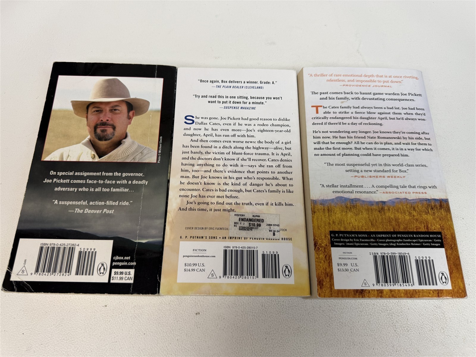 C J Box Lot 21 Joe Pickett Novels Open Season / Three-Inch Teeth