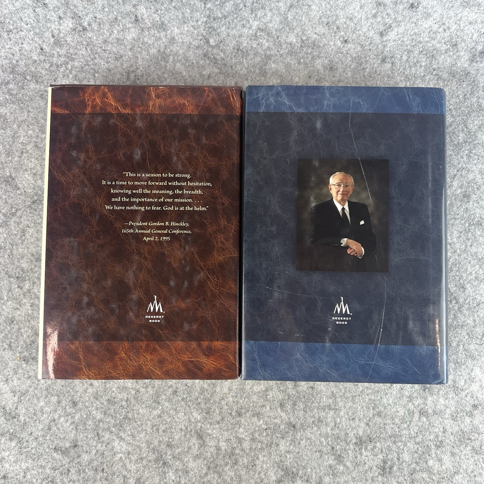 Discourses of President Gordon B Hinckley Vol 1 & 2 Hardcover Set 1st Edition