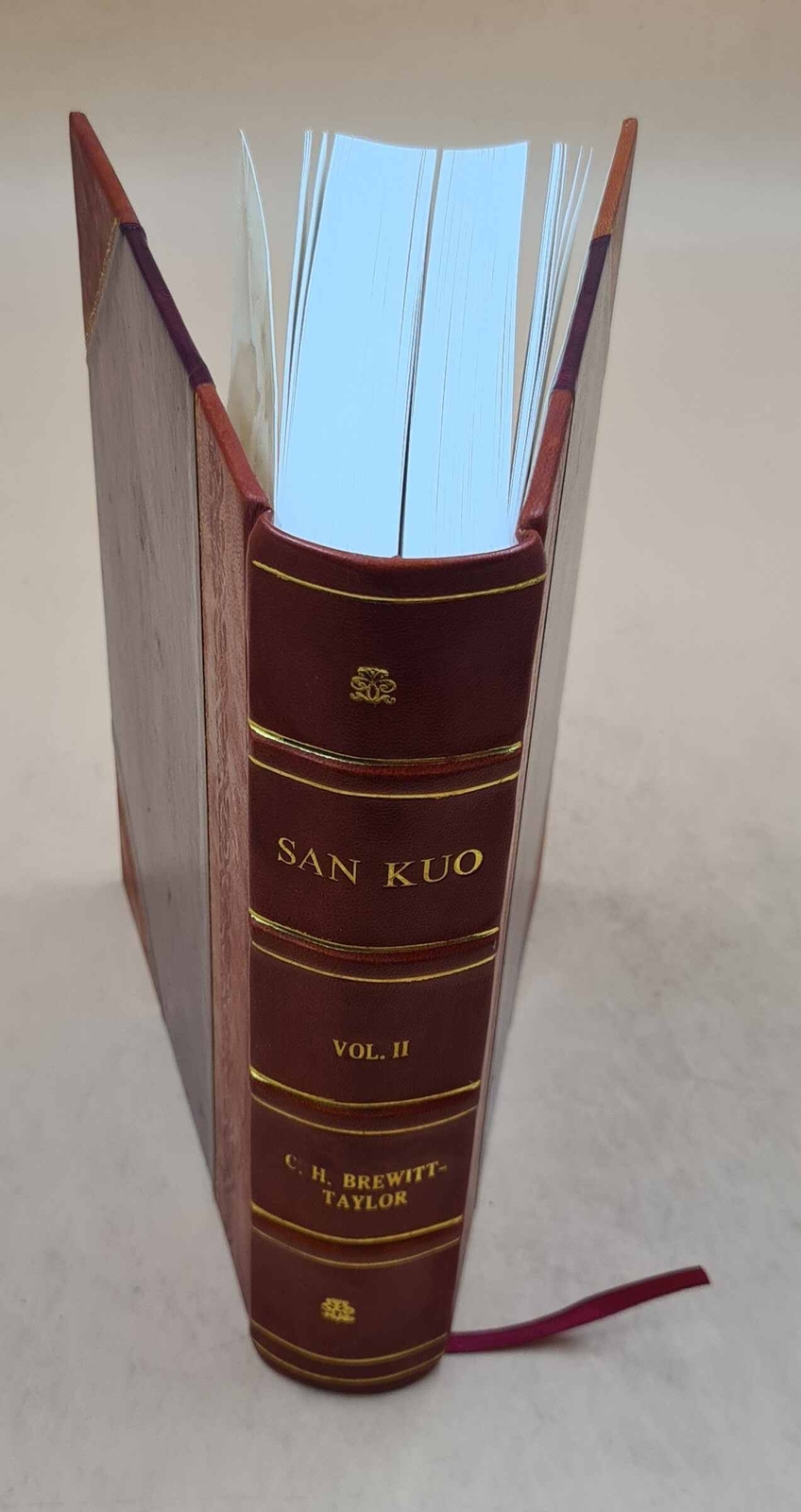 San Kuo : Or Romance Of The Three Kingdoms / [Translated] By C. [Leather Bound]