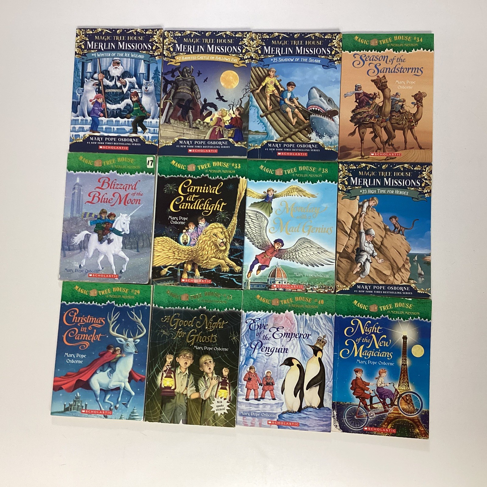 Magic Tree House Merlin Mission Lot of 12 Osborne