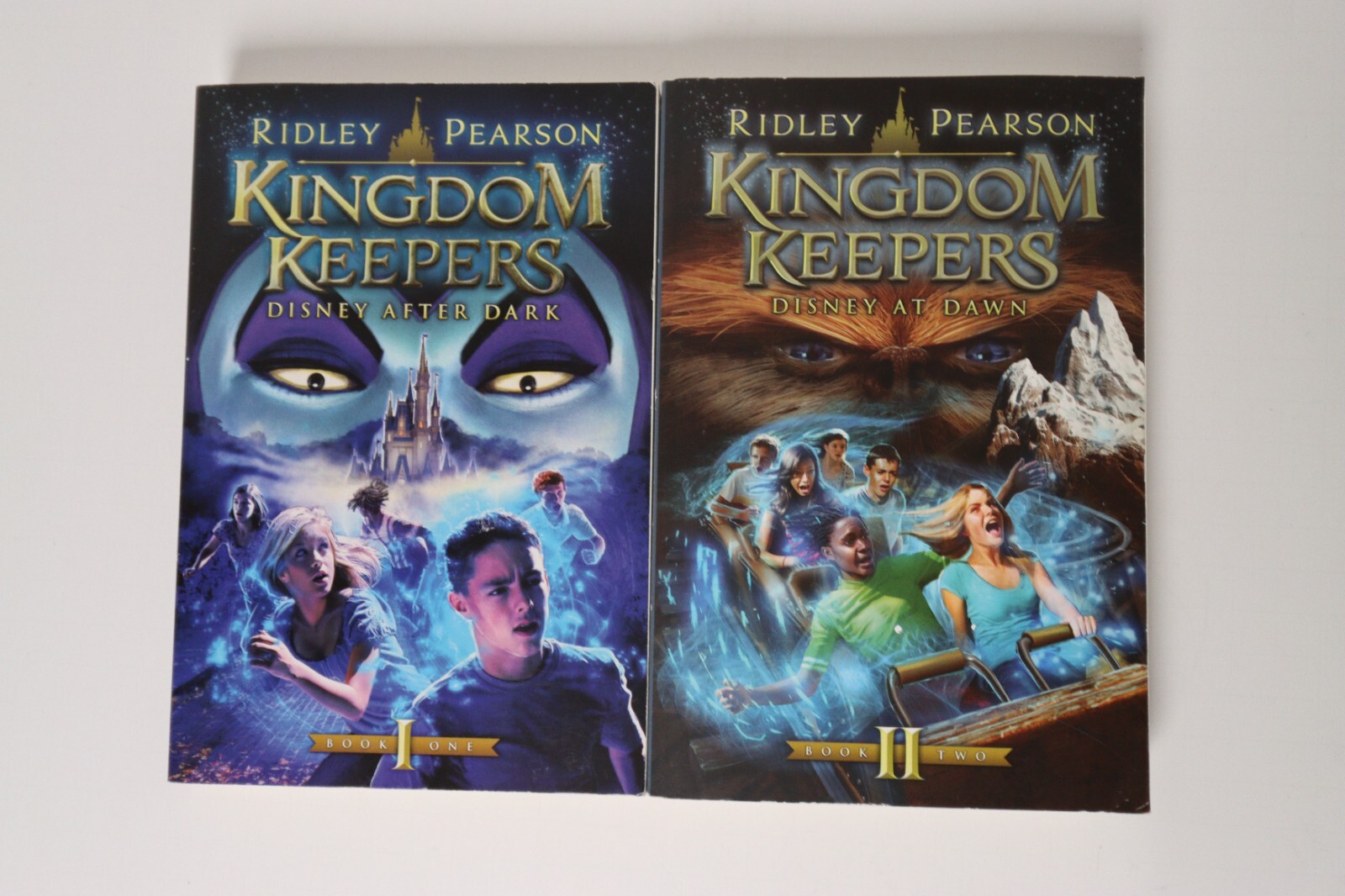 Kingdom Keepers by Ridley Pearson 2 Book Lot 2 Books 1 & 2 Very Good Paperback