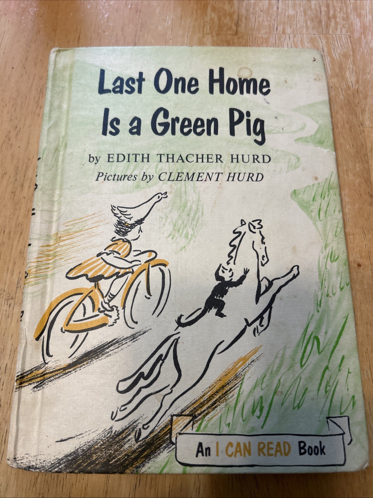 Last One Home is a Green Pig by Hurd pictures by Clement Hurd 1959