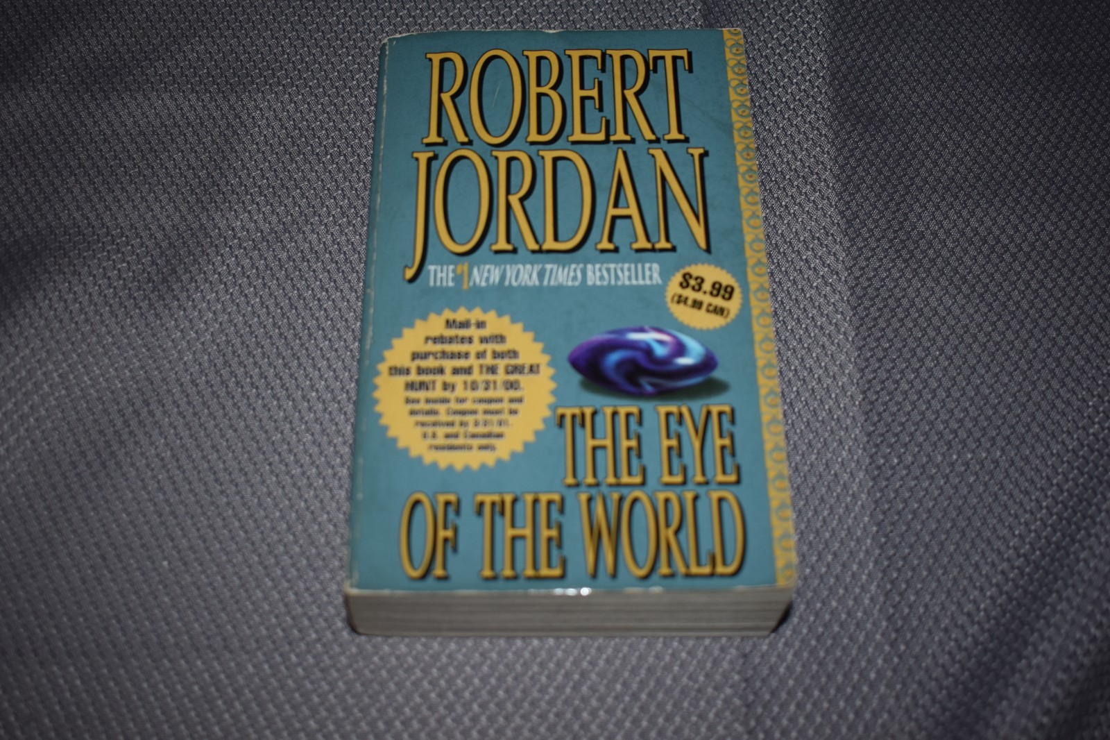 The Eye Of The World by Robert Jordan (Teal $3.99 Promo Edition/1st Print)