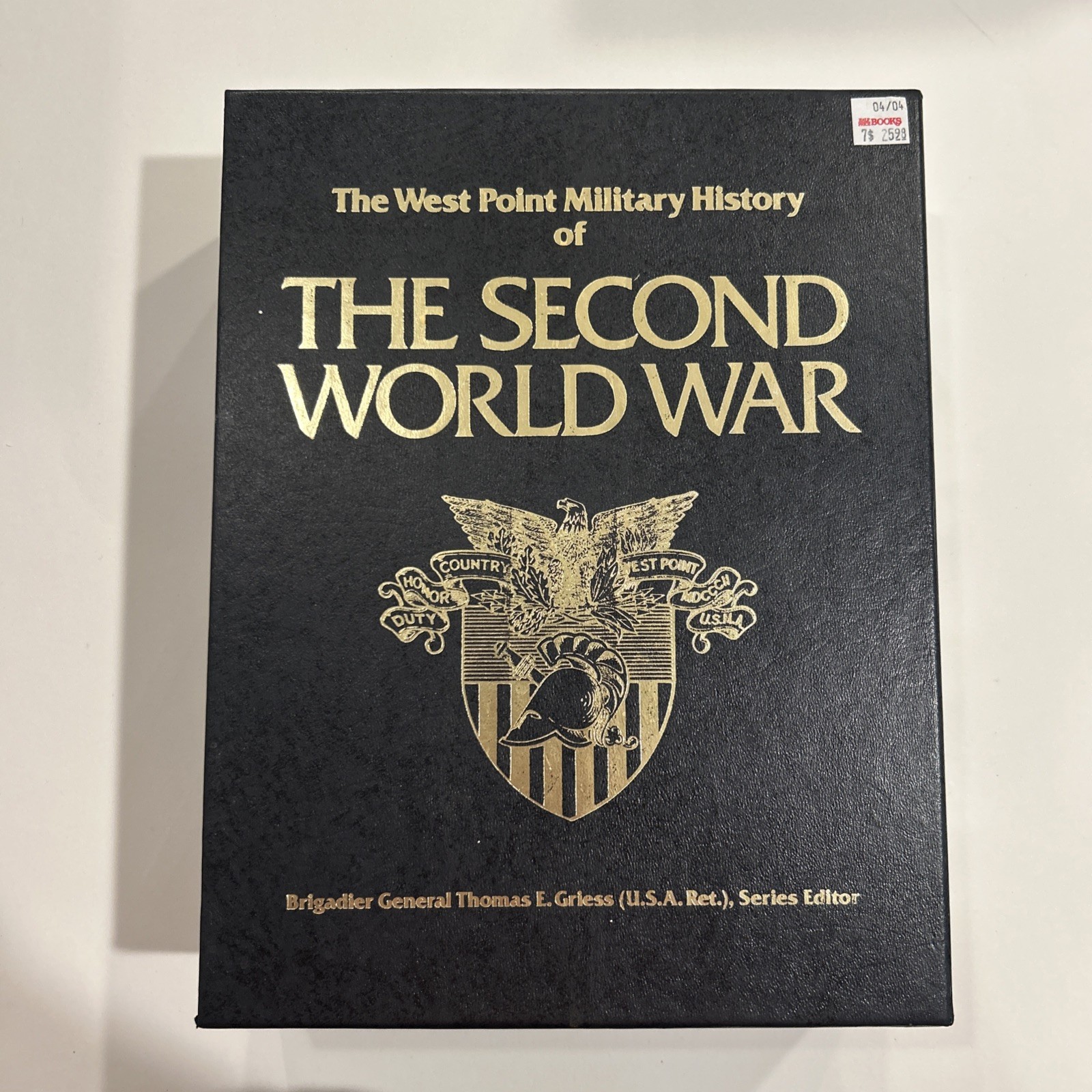 West Point Military History Second World War 3 Book Set 1989 HC 50th Anniversary