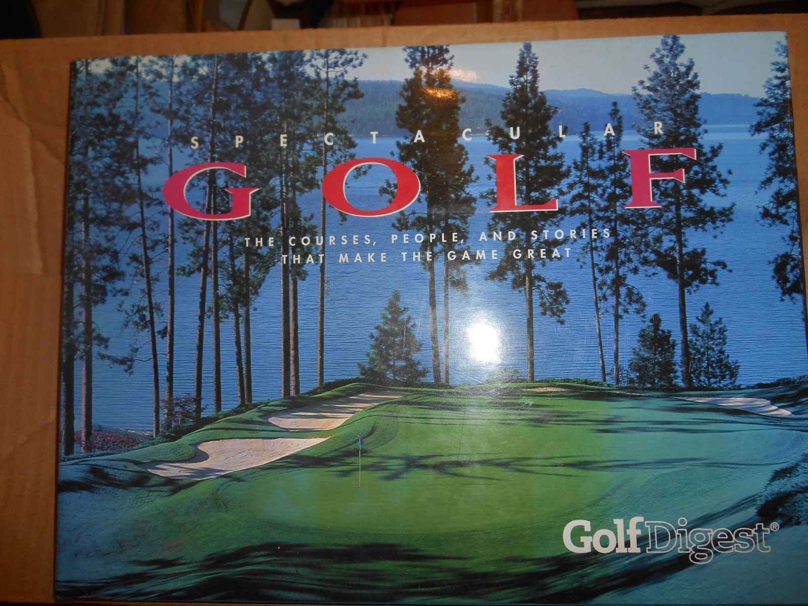 Spectacular GOLF. 4-color book, 132 pages, Gold Foil stamped Hard Covered bound