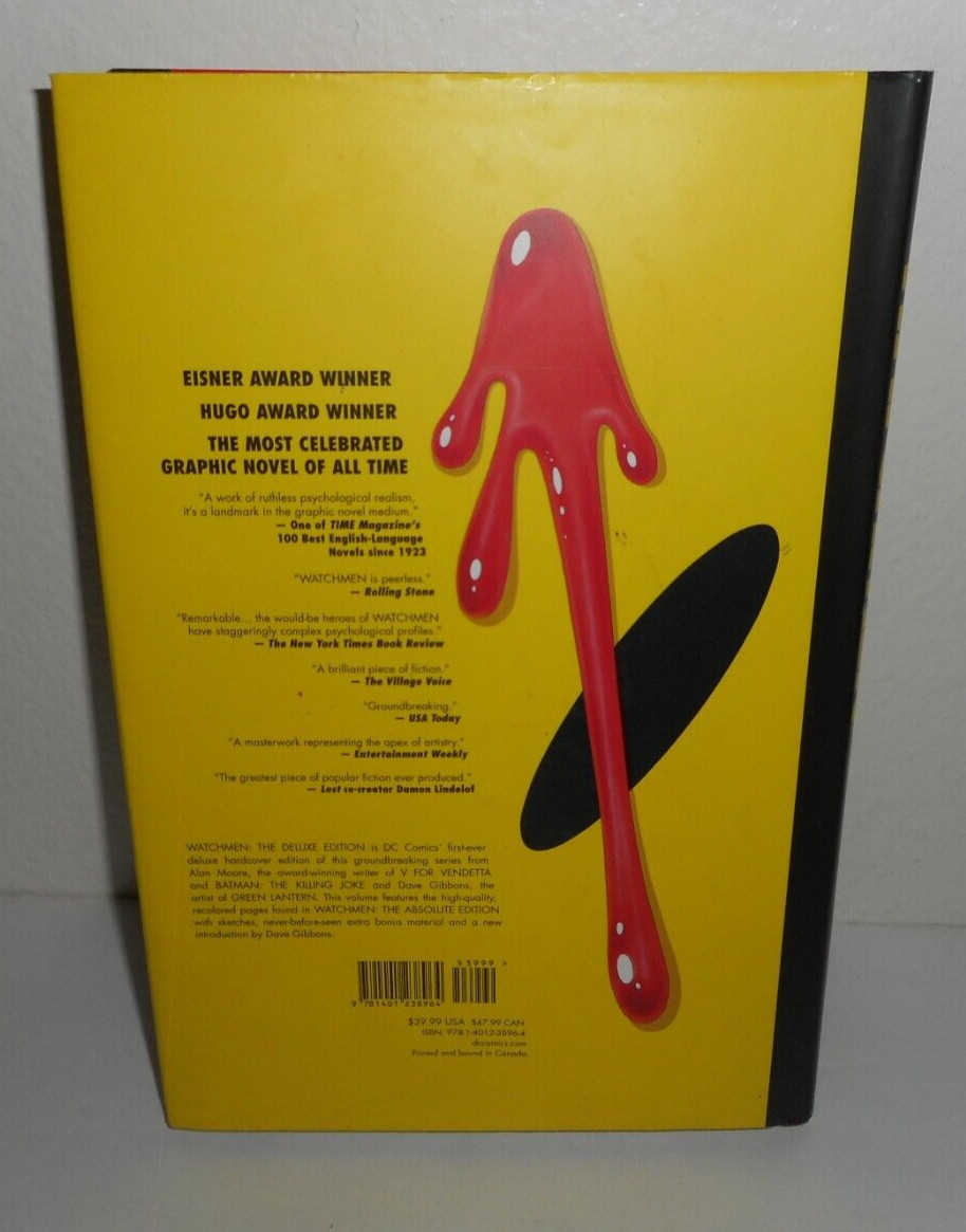 DC Comics WATCHMEN The Deluxe Edition Hardcover Alan Moore Dave Gibbons 2013 New