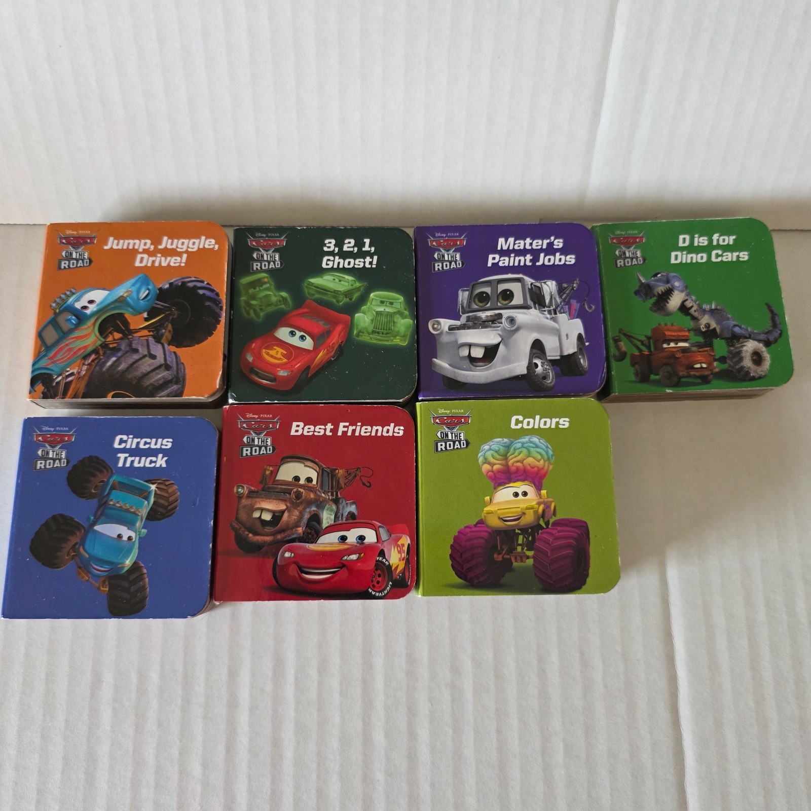 Cars Disney Pixar Kids 7 books lot
