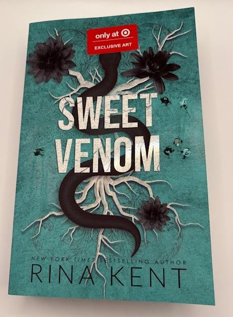 Sweet Venom Paperback by Rina Kent – Target Exclusive Edition and a (Signed