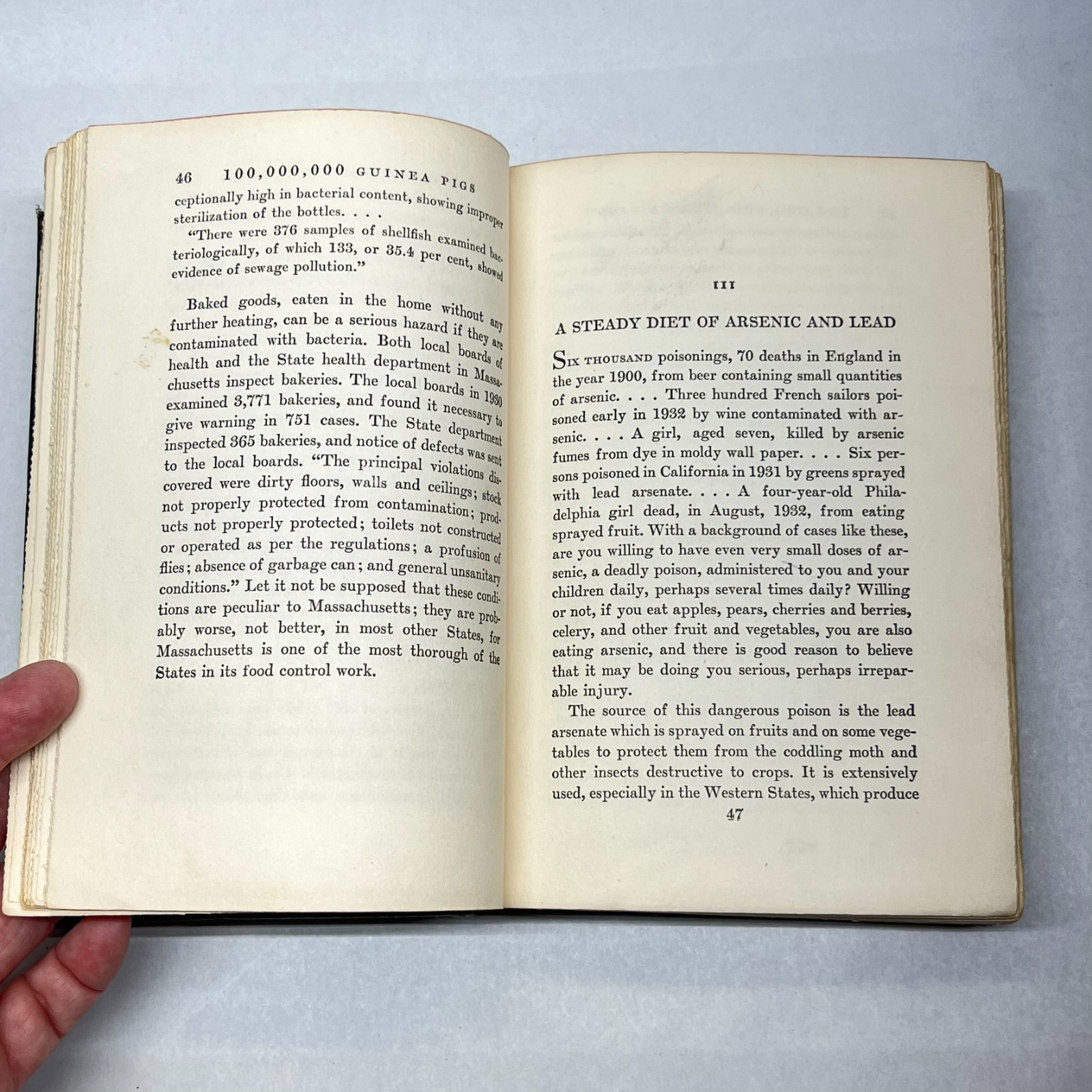 100,000,000 Guinea Pigs Kallet Schlink Dangers in Foods Drugs Cosmetics 1934