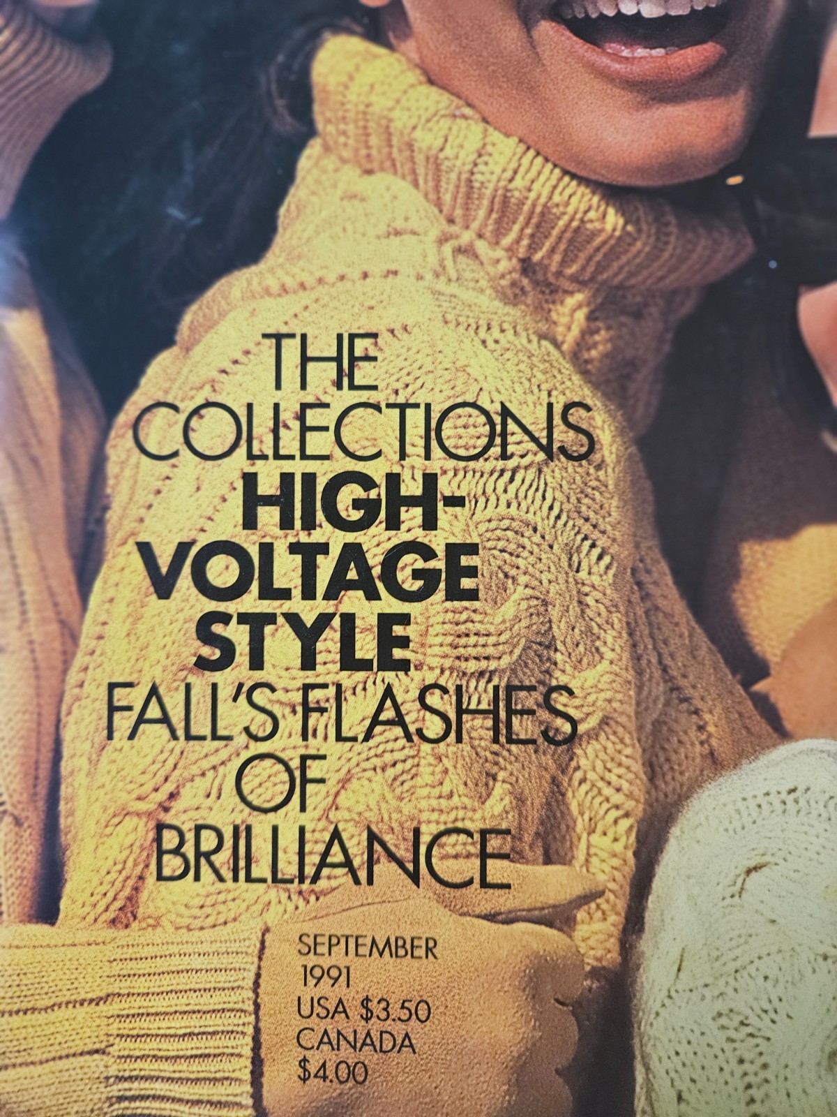 SEPTEMBER 1991 ELLE fashion magazine