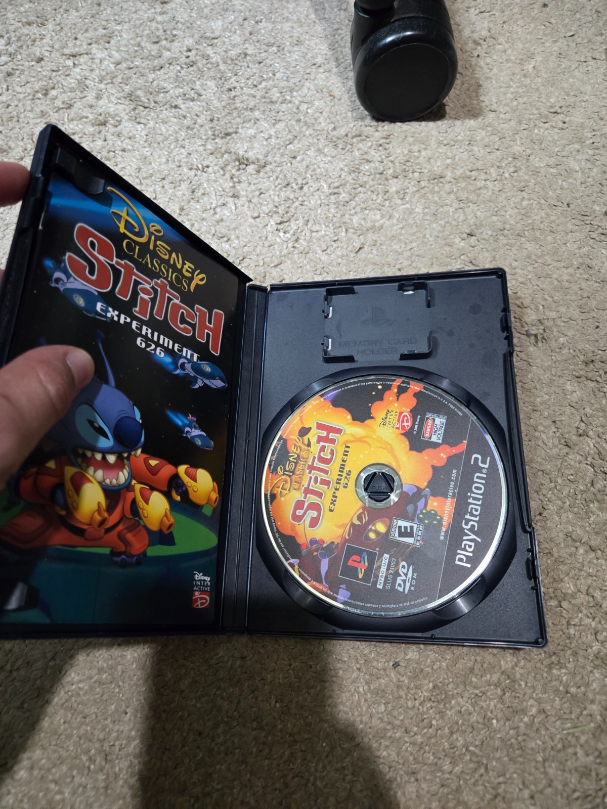 Playstation 2 PS2 Disney Classics Stitch Experiment 626 Game, Manual, and Case