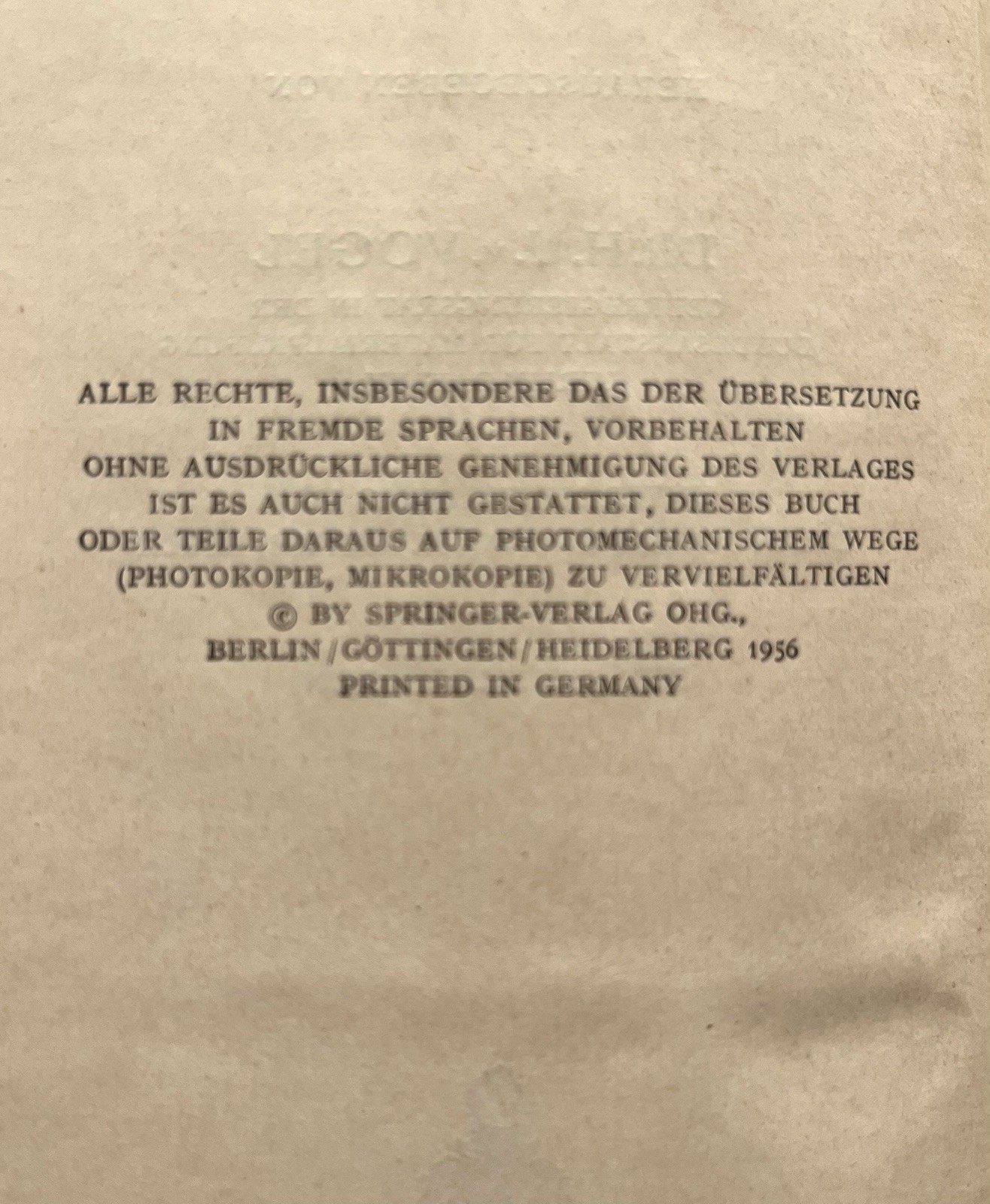 Chemiker Kalender 1956 Springer German Chemistry Reference Handbook H U Vogel