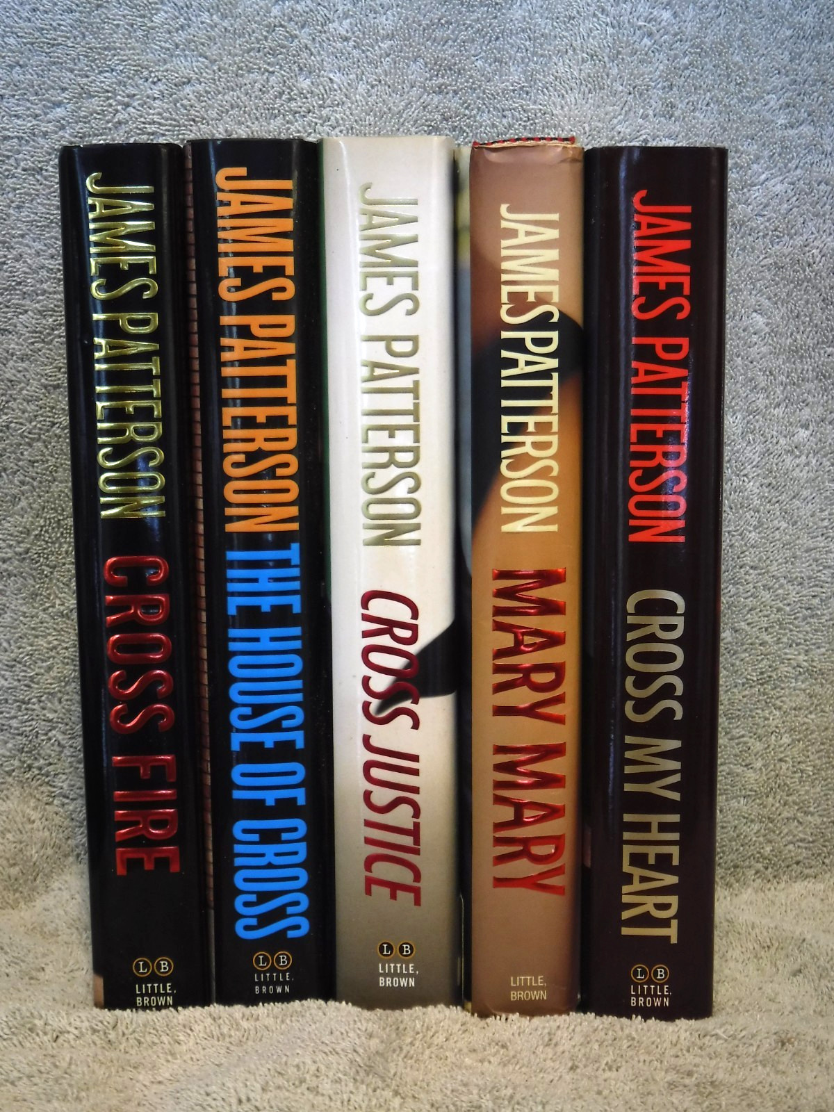 5 ALEX CROSS NOVELS BY JAMES PATTERSON ( ALL 1ST ED HC DJ)(P5585)