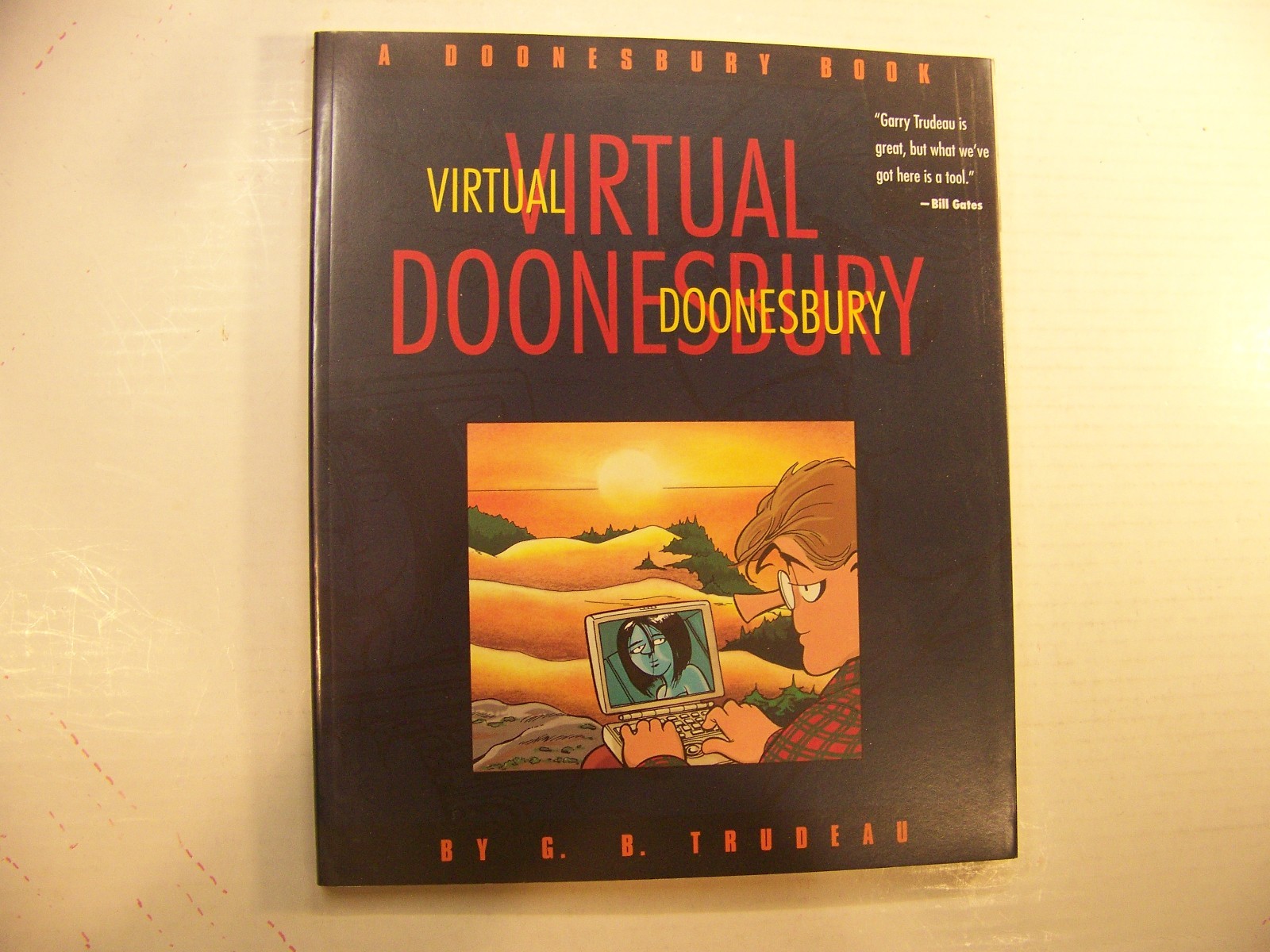VIRTUAL DOONESBURY: A Doonesbury Book – BRAND NEW, PaperBack, [ Free H&S ]