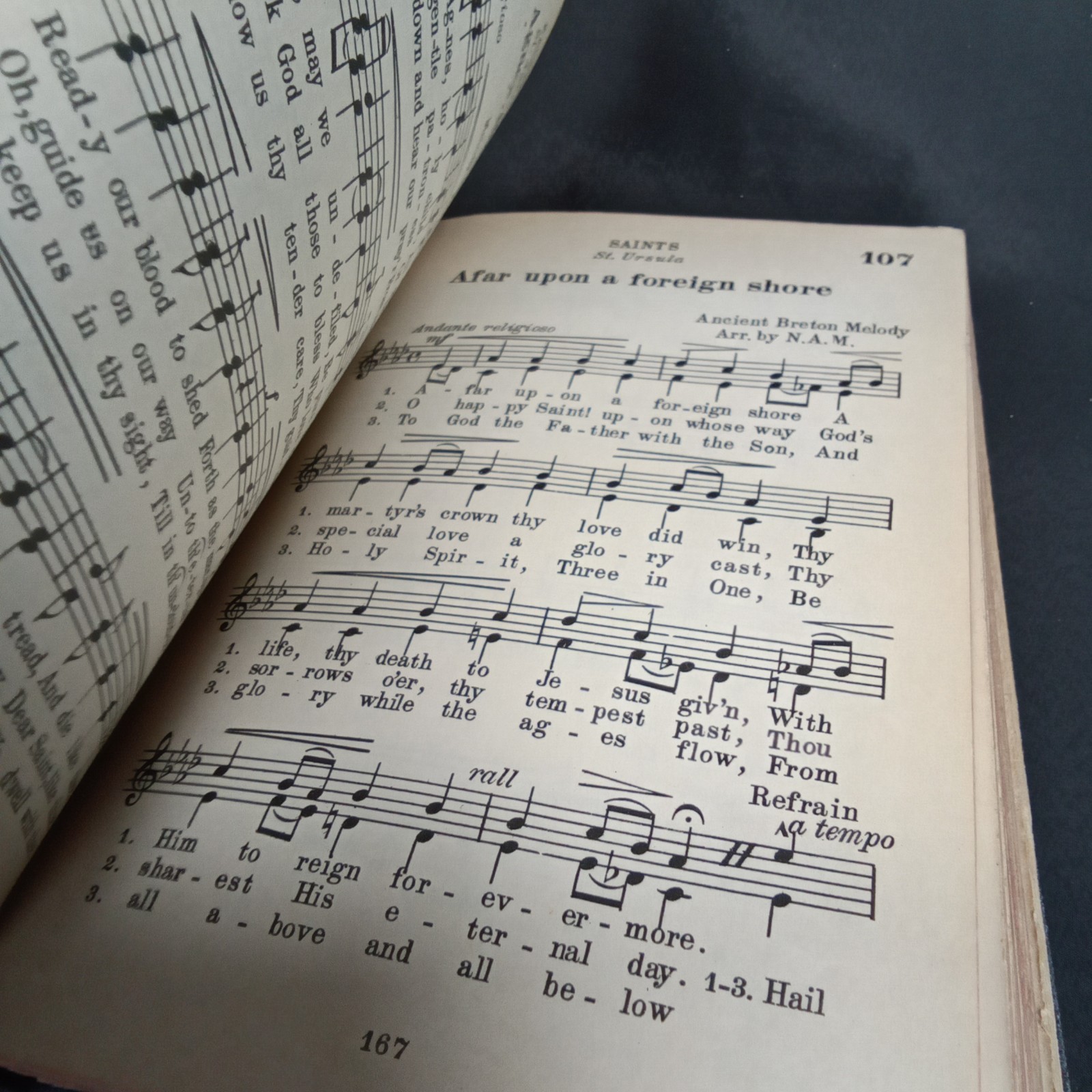 Antique St Gregory Hymnal & Catholic Choir Book Set Of 2 Nicola A Montani 1920