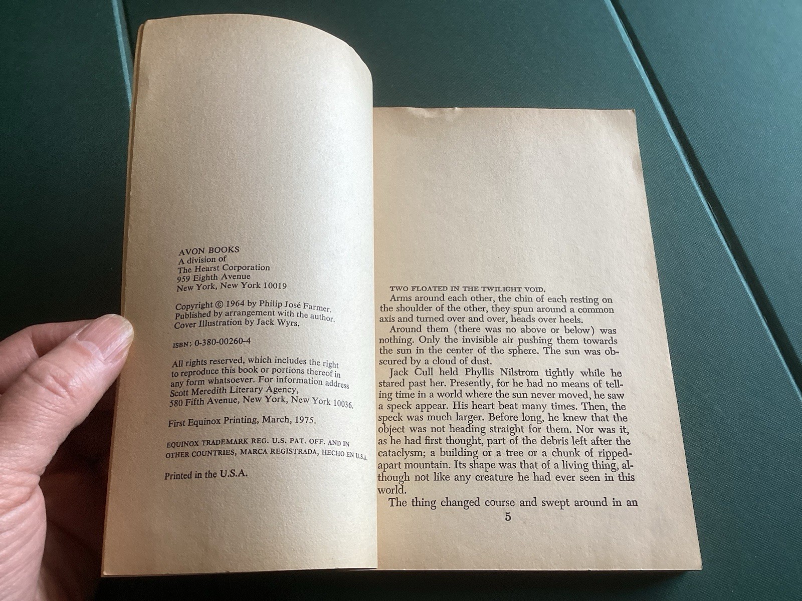 INSIDE OUTSIDE, Philip Jose Farmer (Equinox 1975) SF Rediscovery #7 Nice!