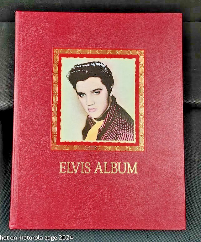 VINTAGE 1991 ELVIS ALBUM HARDCOVER BOOK 316 PAGES PHOTOS FROM 1935 TO 1991