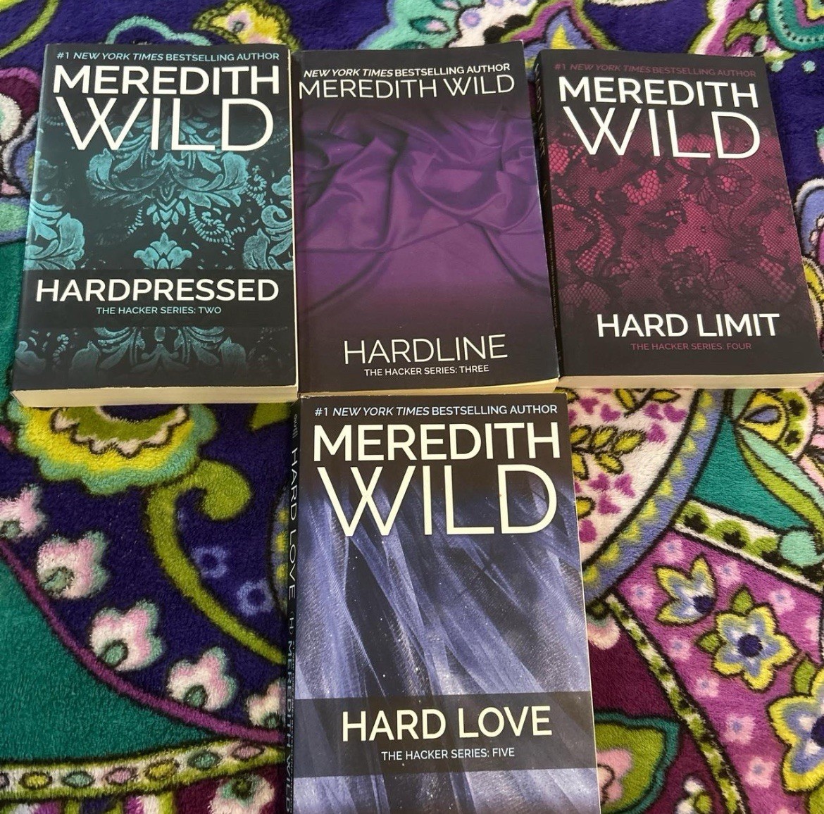 Meredith Wild paperback book collection of 2-5
