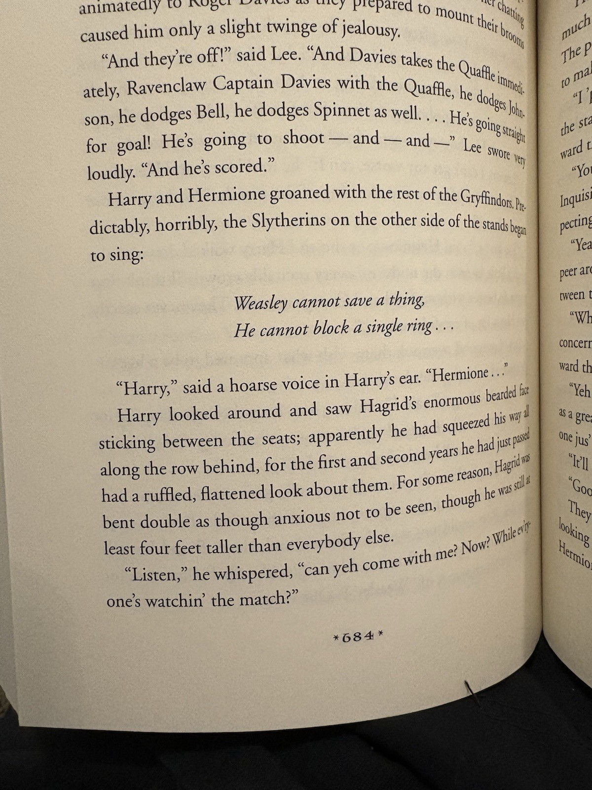 HARRY POTTER AND THE ORDER OF THE PHOENIX 1st Edition with Errors (page 683/684)