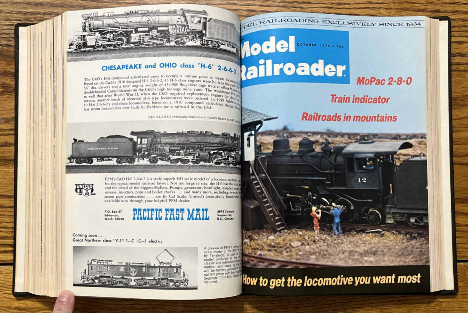 Model Railroader Bound Vol. 41 Complete Year 1974 *NICE!!