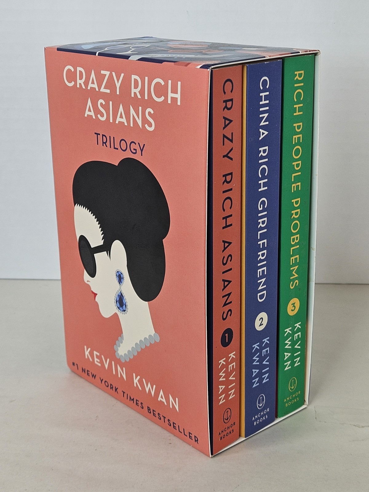 Crazy Rich Asians Trilogy Paperback Books Box Set by Kevin Kwan 2018