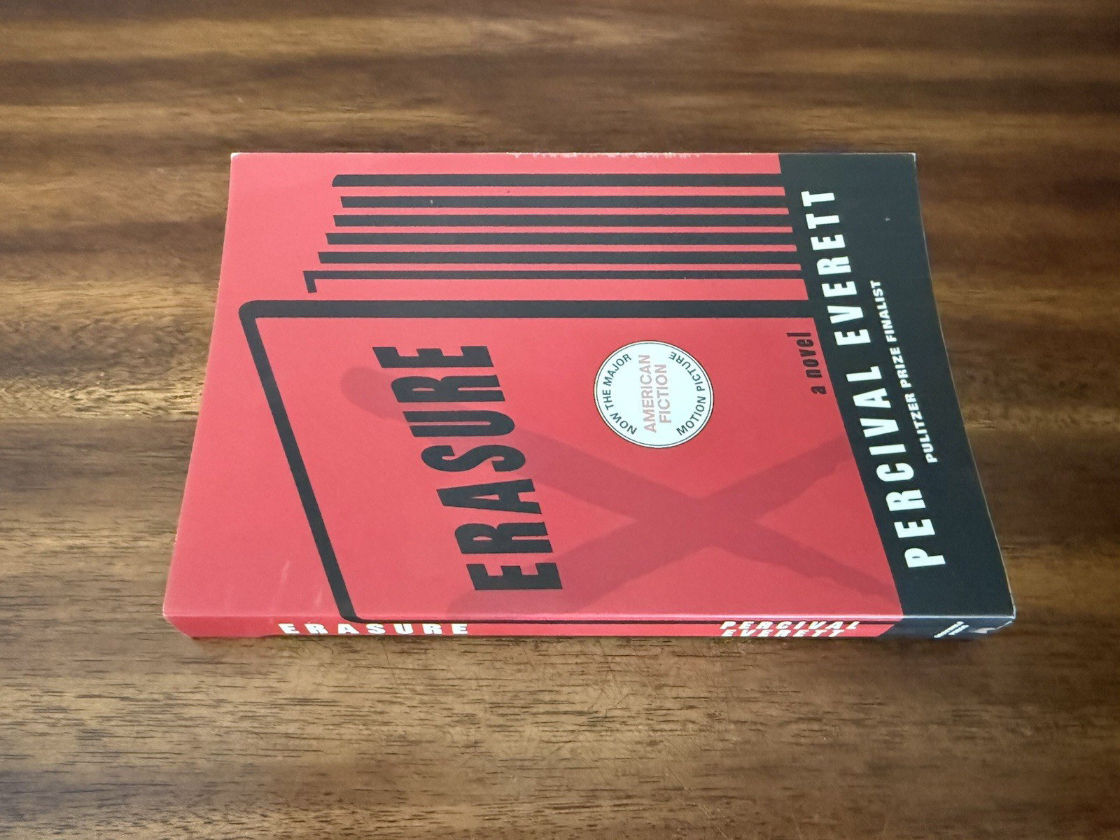 Erasure : A Novel by Percival Everett (2011, Trade Paperback) FREE SHIPPING