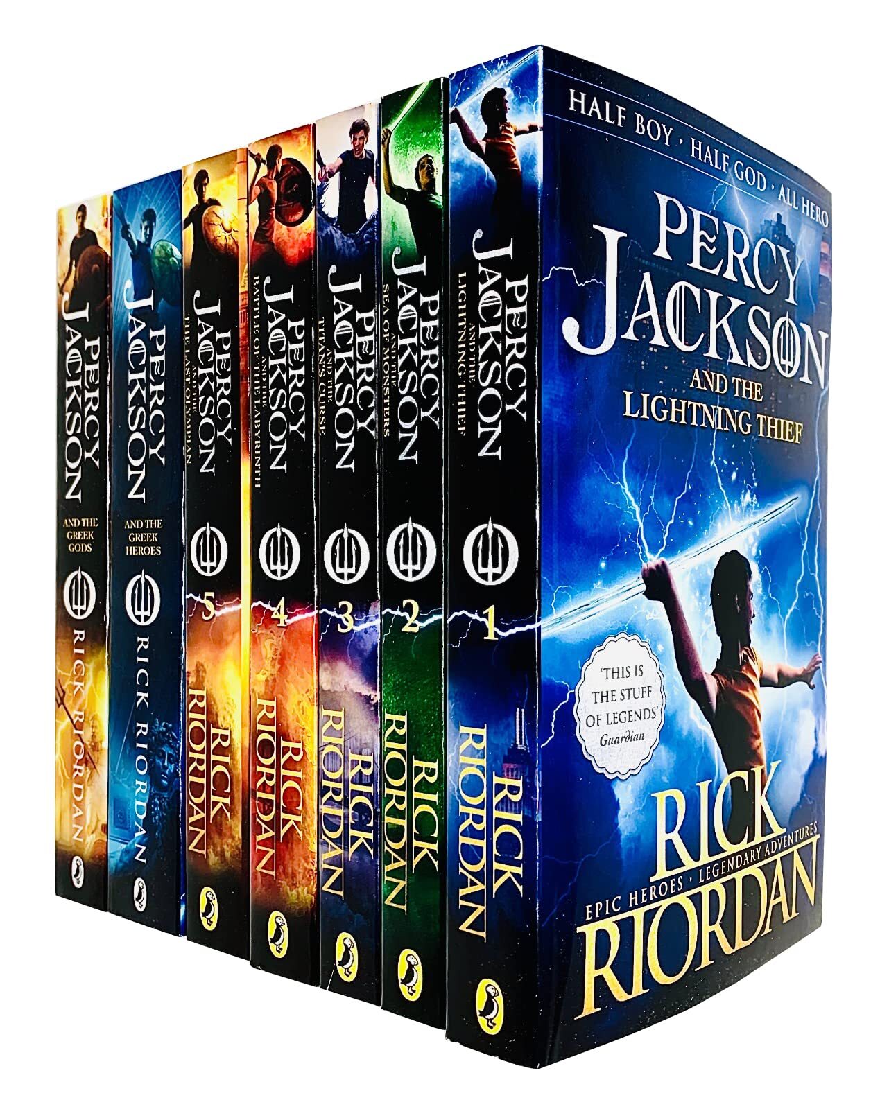 Percy Jackson Collection 7 Books Set by Rick Riordan NEW MPB_Set