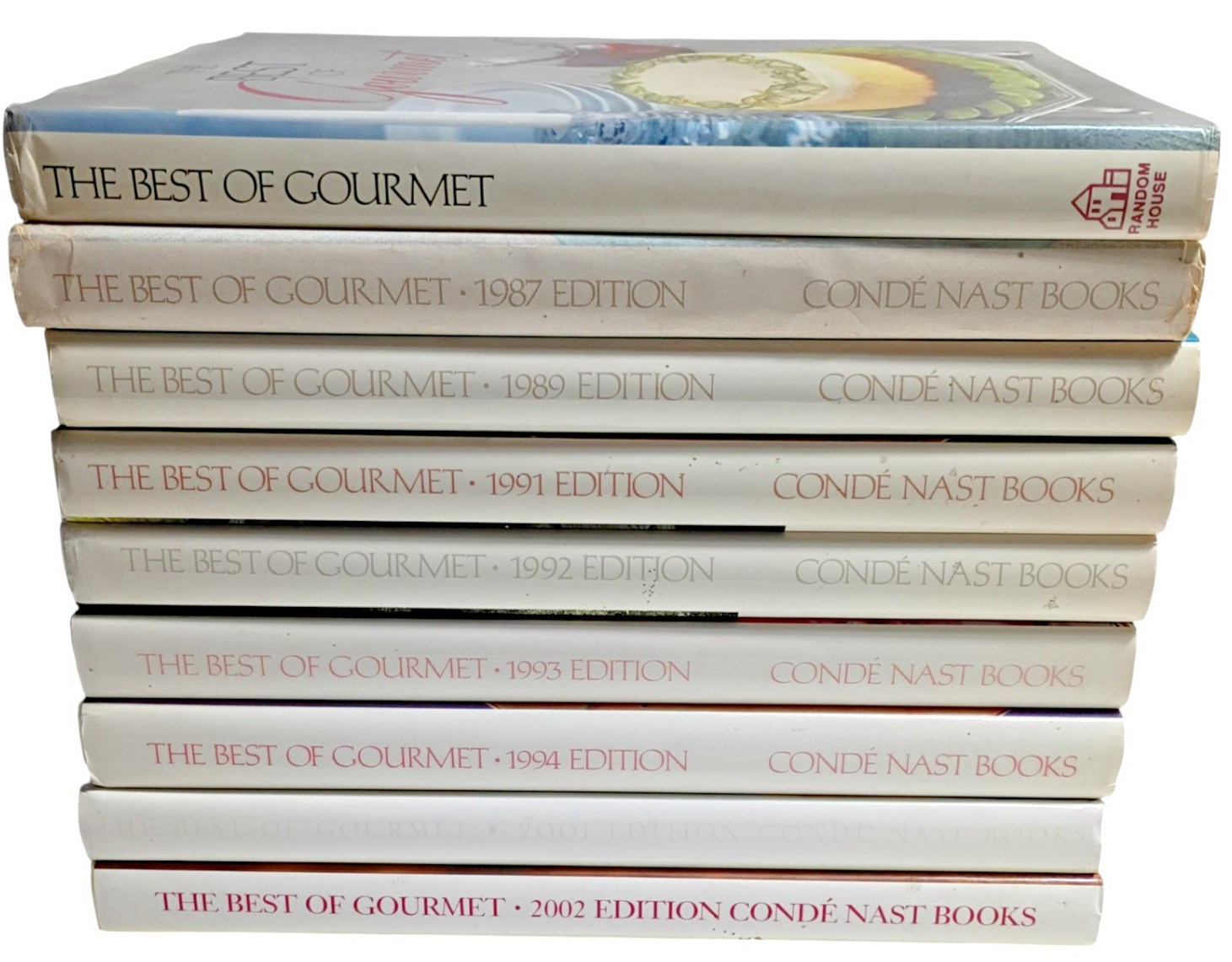 The Best of Gourmet Cookbook Series 1986,1987,1989,1991-1994,2001 & 2002 9 Books