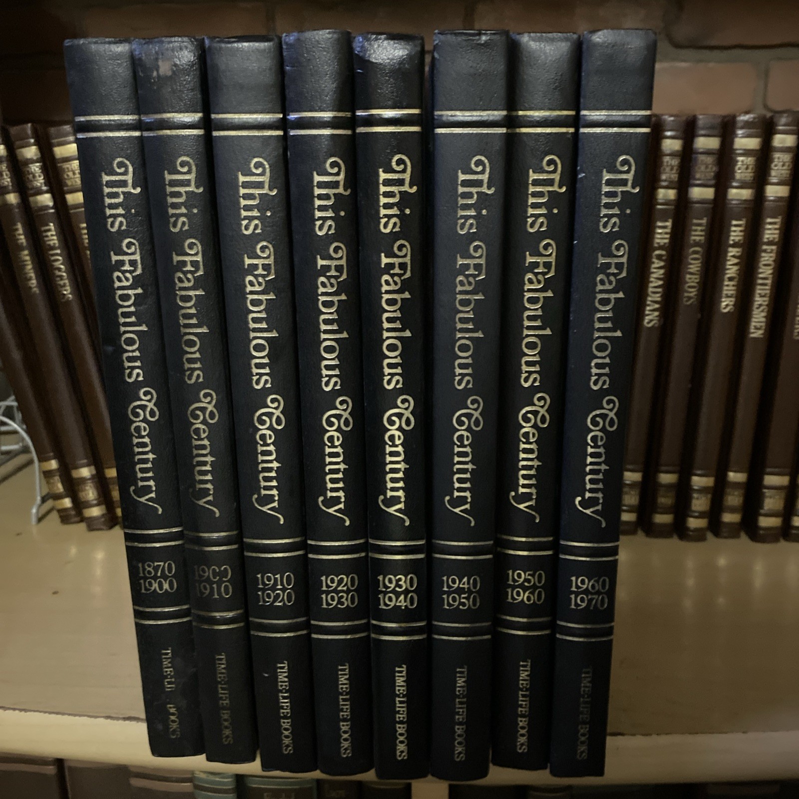 This Fabulous Century TIME-LIFE Books Set of 8(1870-1970) Compl.Colorful Vint